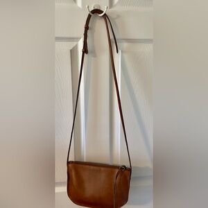 Madewell Brown Leather Strap Mirror